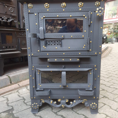45'lık Camlı Odun Kömür Rize Kuzinesi
