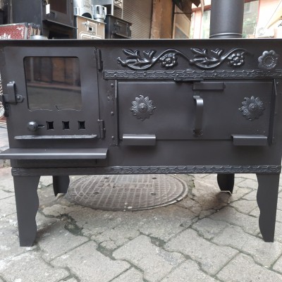 45'lık Camlı Odun Kömür Yan Rize Kuzinesi