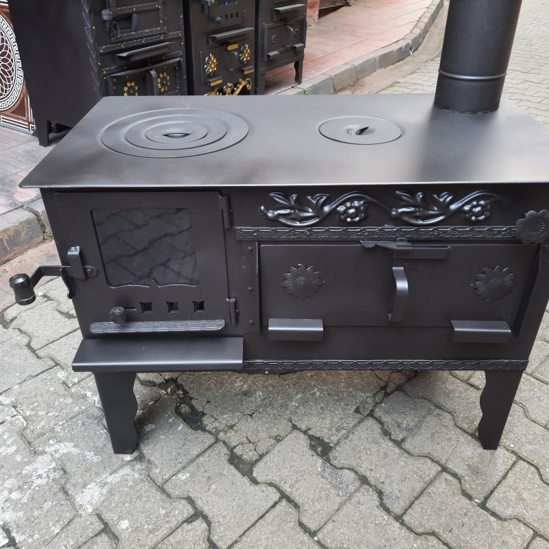 45'lık Camlı Odun Kömür Yan Rize Kuzinesi